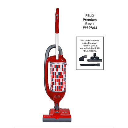 SEBO FELIX Premium Upright Vacuum Cleaner Red