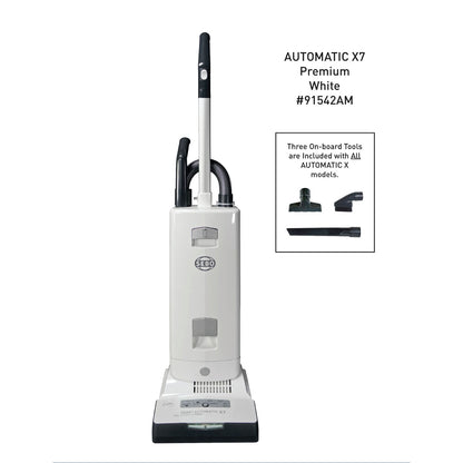 SEBO AUTOMATIC X7 Premium Upright Vacuum Cleaner White