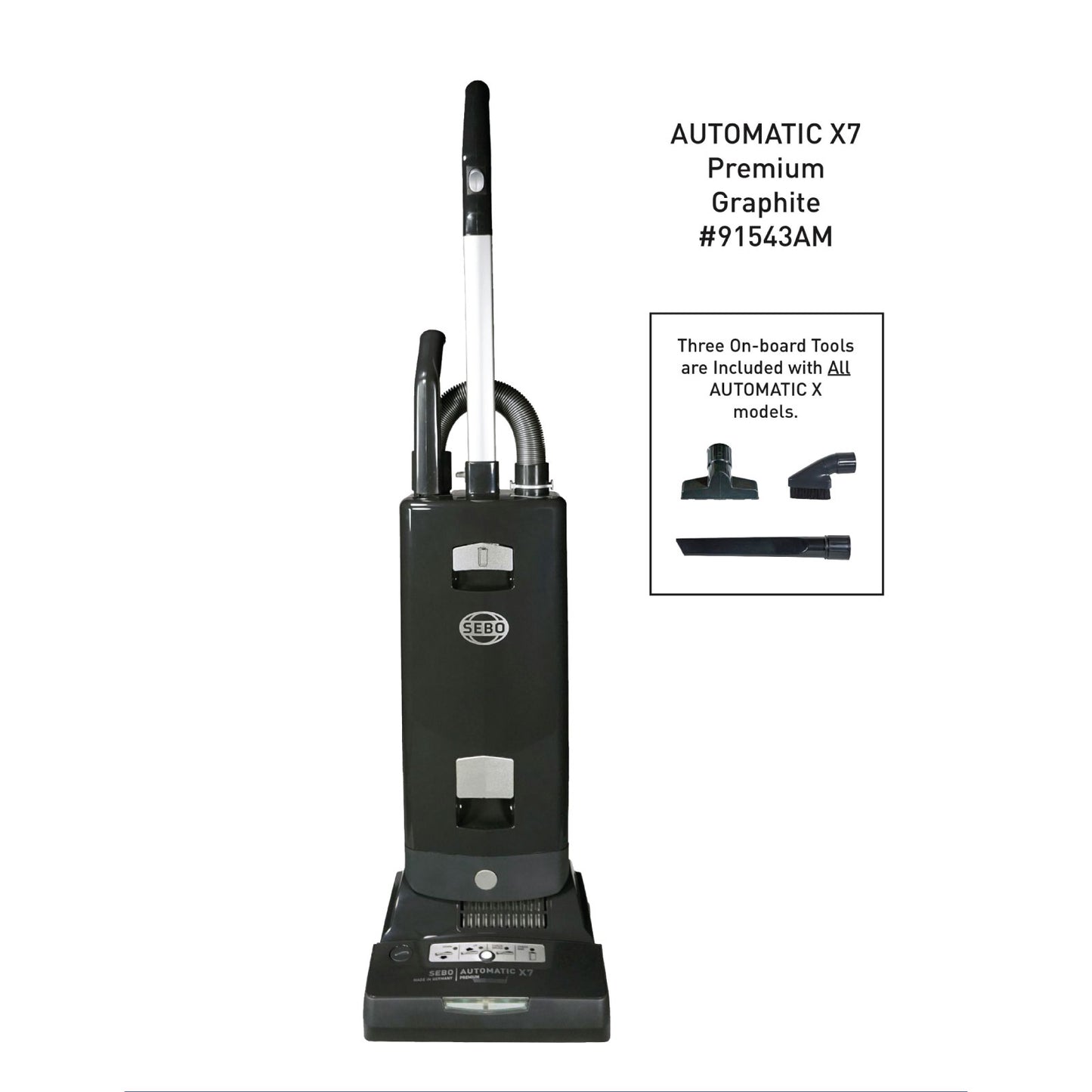 SEBO AUTOMATIC X8 Upright Vacuum Cleaner Blue