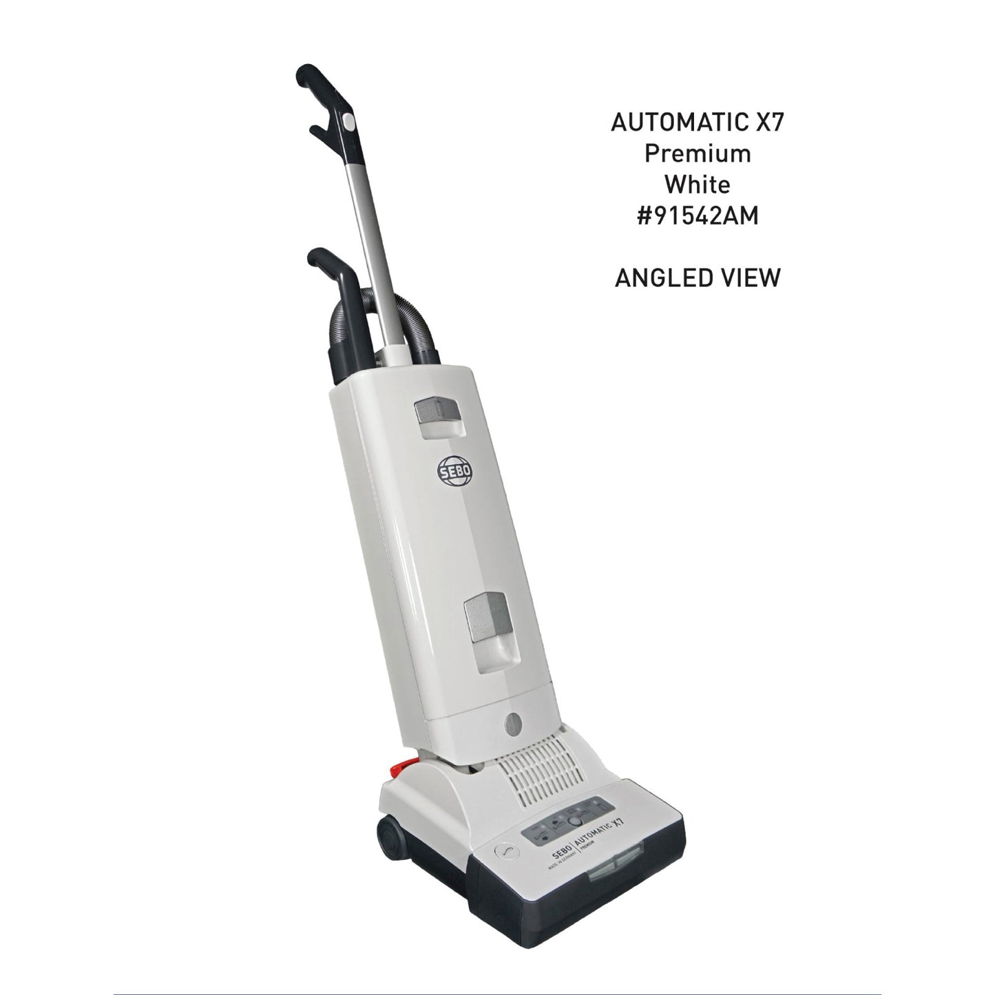 SEBO AUTOMATIC X7 Premium Upright Vacuum Cleaner White